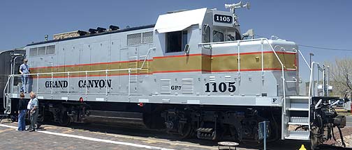 Grand Canyon Railway EMD GP7 #1105